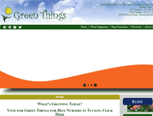 Tablet Screenshot of greenthingsaz.com